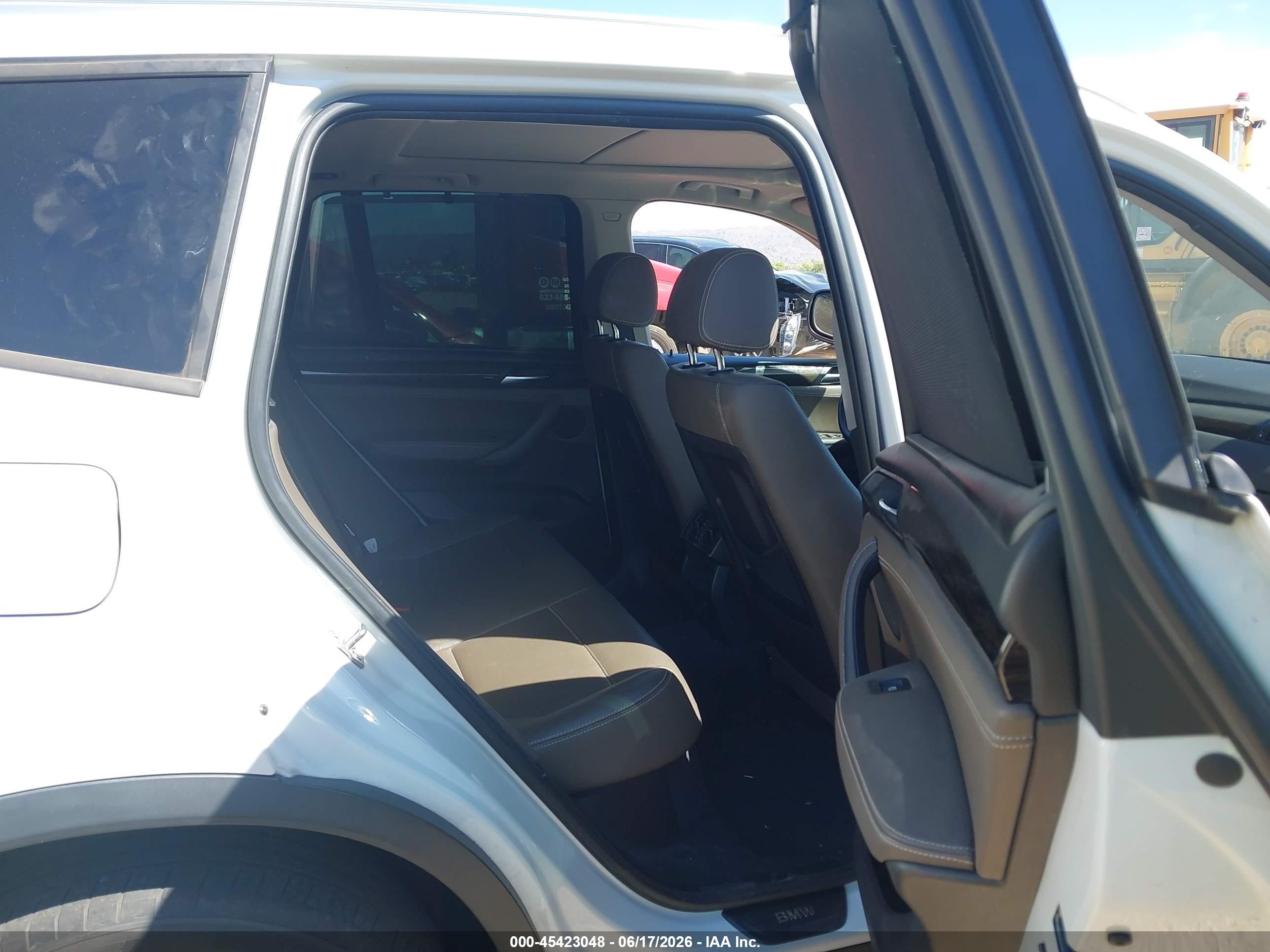2013 Bmw X3 Xdrive28i White vin: 5UXWX9C51D0D07475
