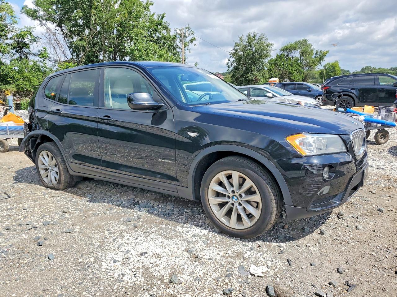 2014 Bmw X3 Xdrive28i Черный vin: 5UXWX9C51E0D14055