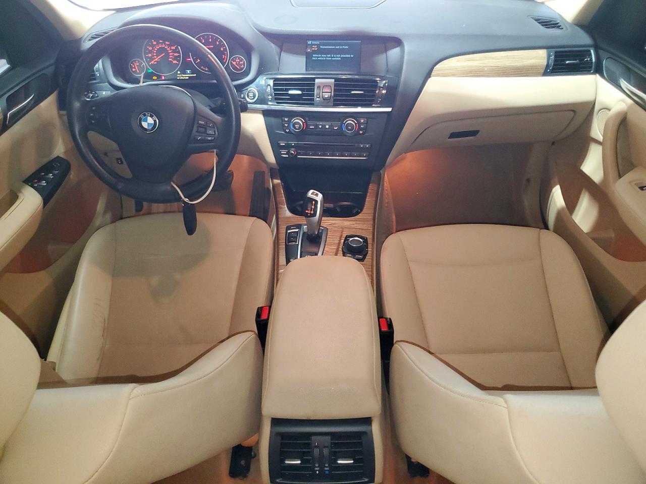 2014 Bmw X3 White vin: 5UXWX9C51E0D20776
