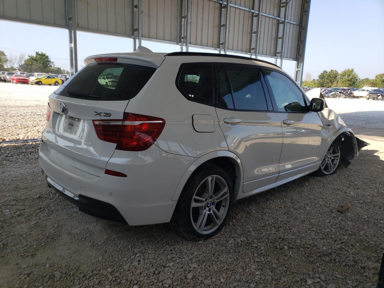 2014 Bmw X3 Xdrive28i Белый vin: 5UXWX9C51E0D24276