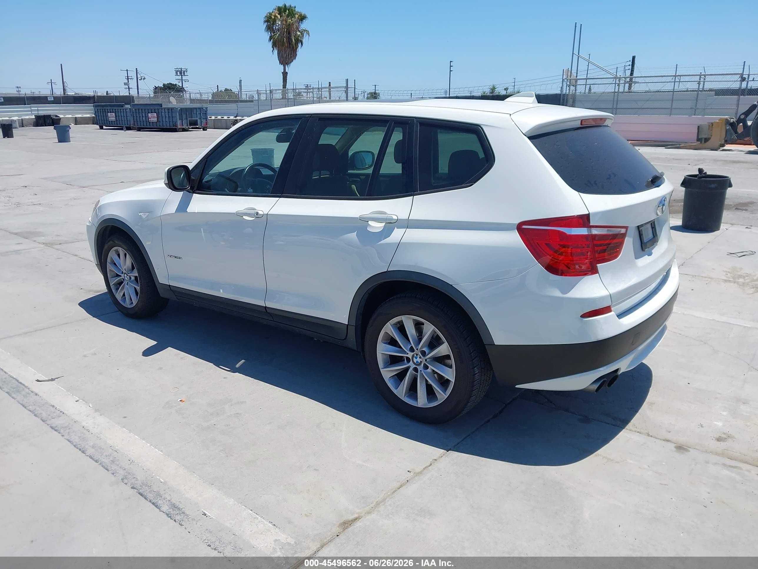 2014 Bmw X3 Xdrive28i Белый vin: 5UXWX9C51E0D27615