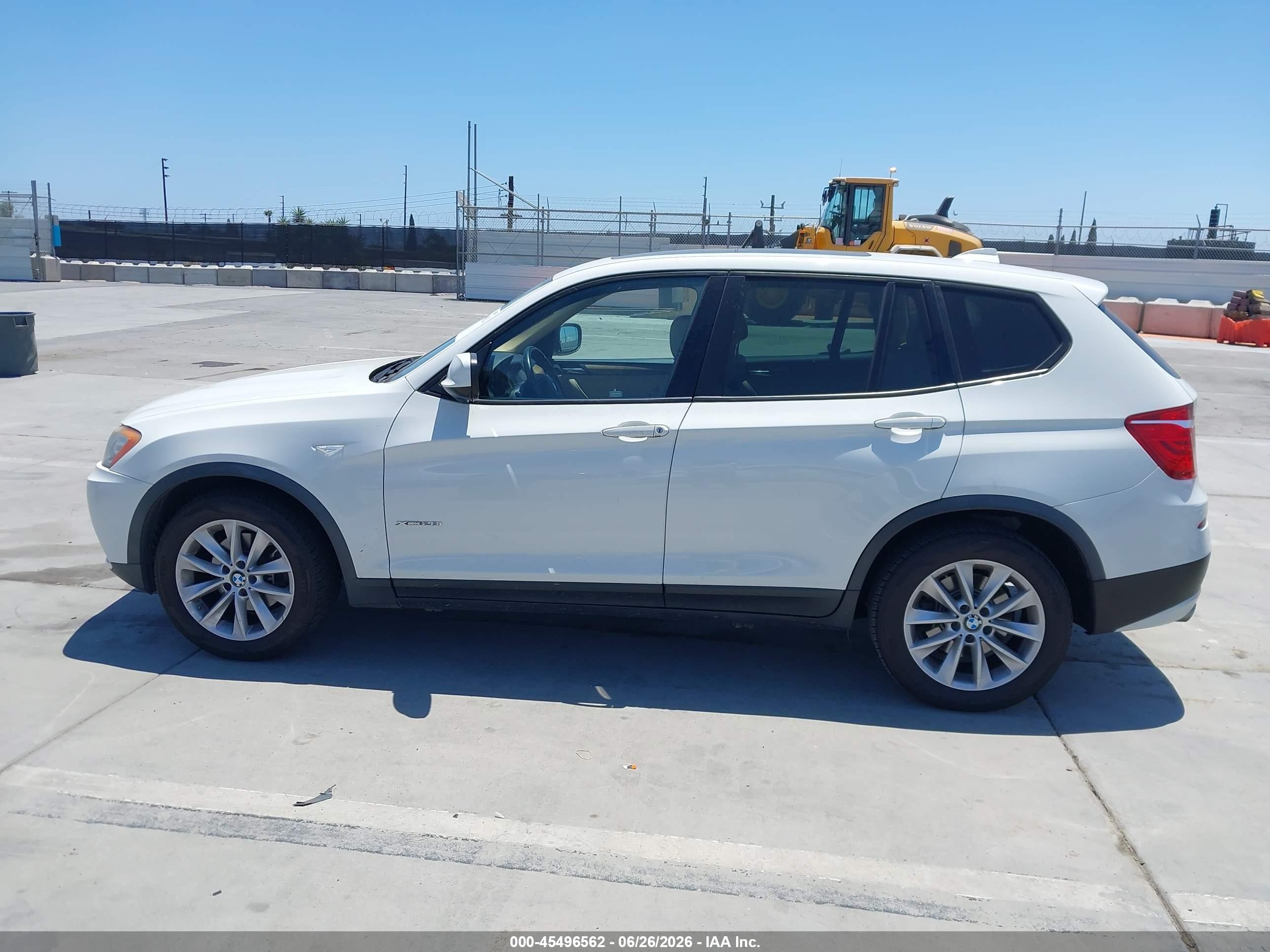 2014 Bmw X3 Xdrive28i Белый vin: 5UXWX9C51E0D27615
