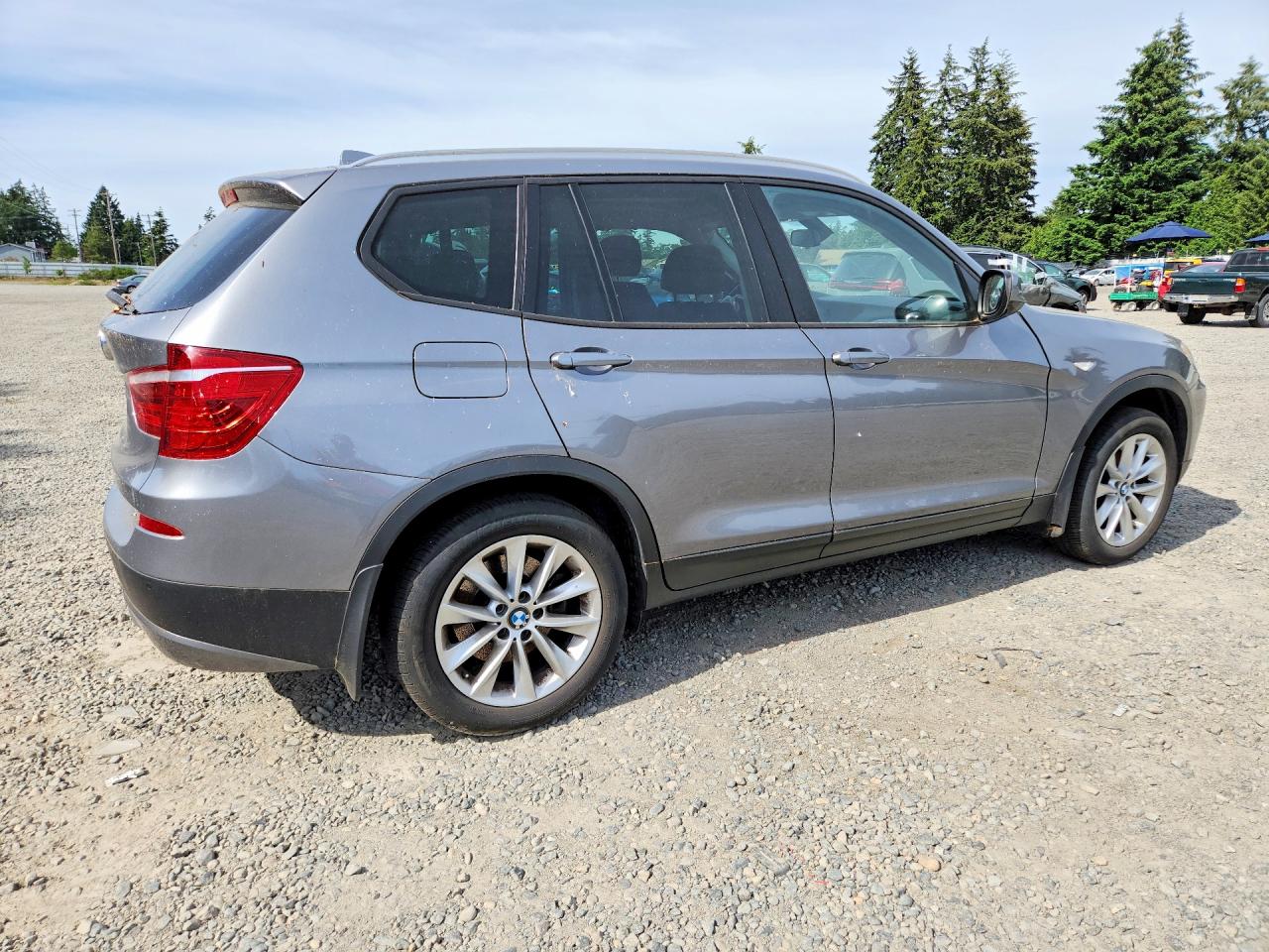 2014 Bmw X3 Xdrive28i Gray vin: 5UXWX9C51E0D32152