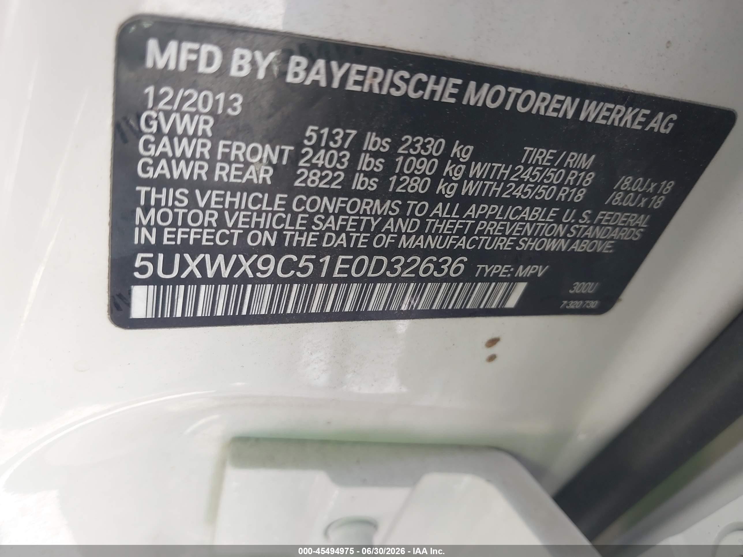 2014 Bmw X3 Xdrive28i White vin: 5UXWX9C51E0D32636