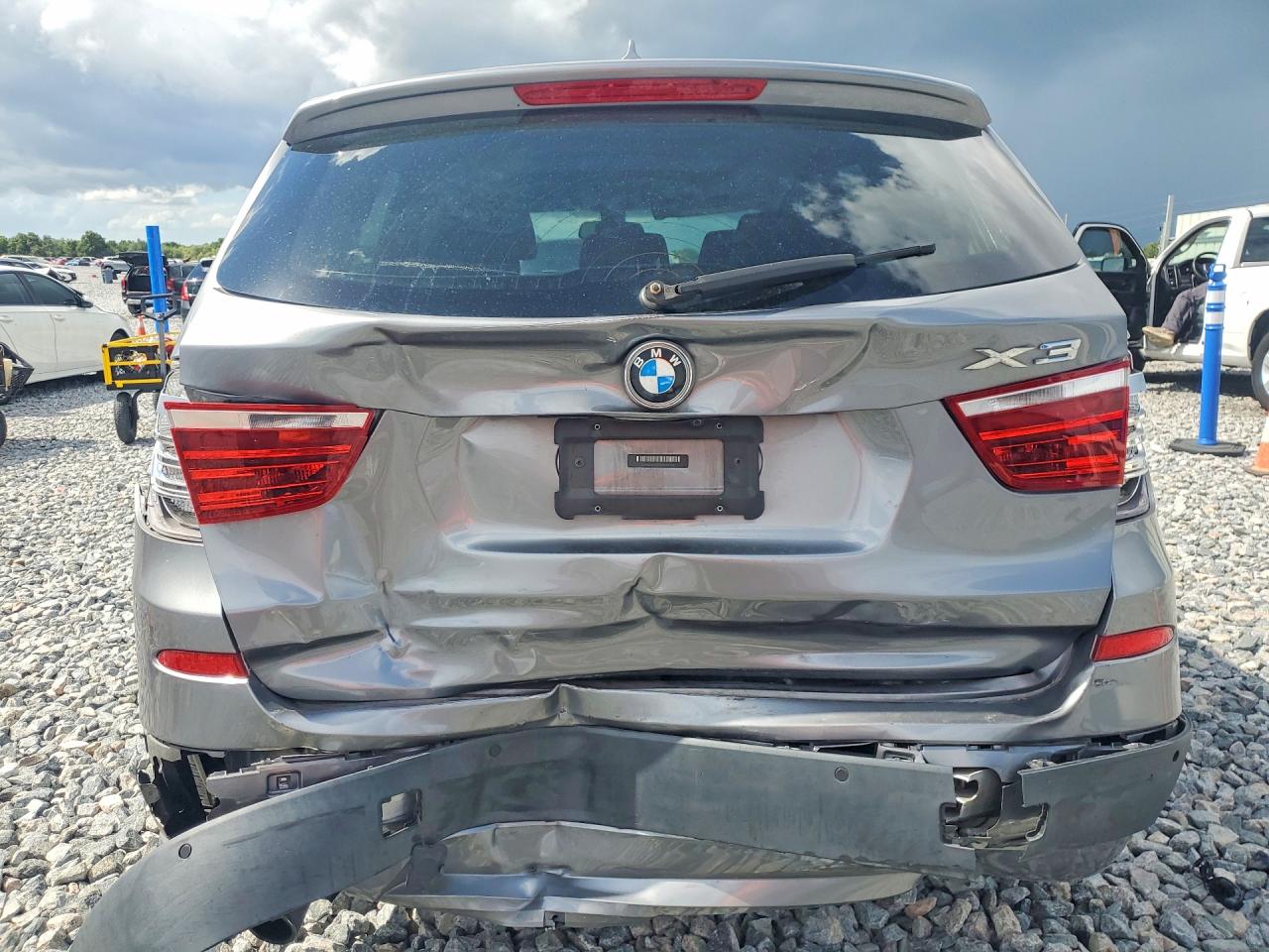 2014 Bmw X3 Xdrive28i Gray vin: 5UXWX9C51E0D34256