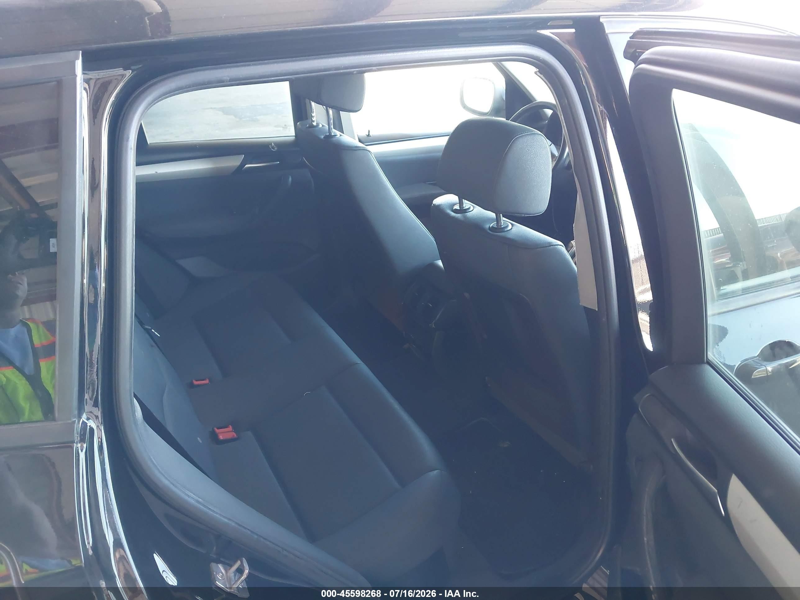 2014 Bmw X3 Xdrive28i Black vin: 5UXWX9C51E0D36993