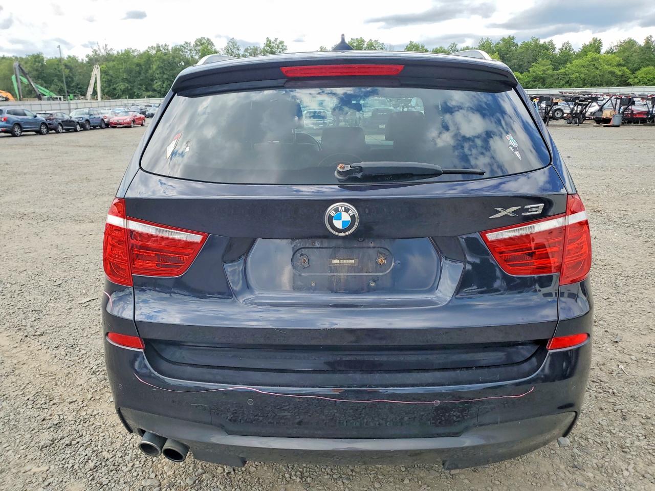 2014 Bmw X3 Xdrive28i Blue vin: 5UXWX9C51E0D37657