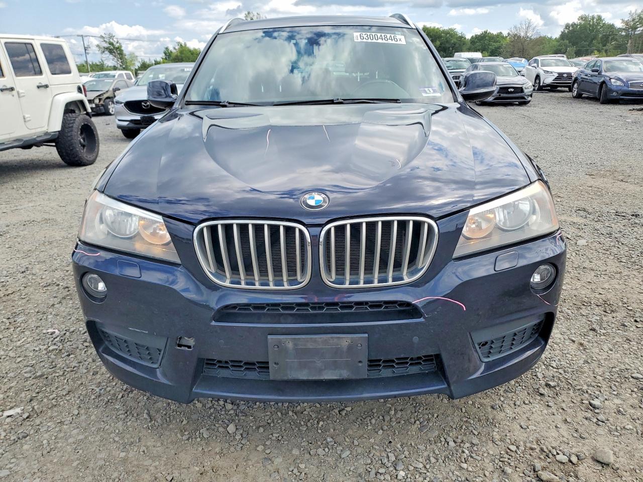 2014 Bmw X3 Xdrive28i Blue vin: 5UXWX9C51E0D37657