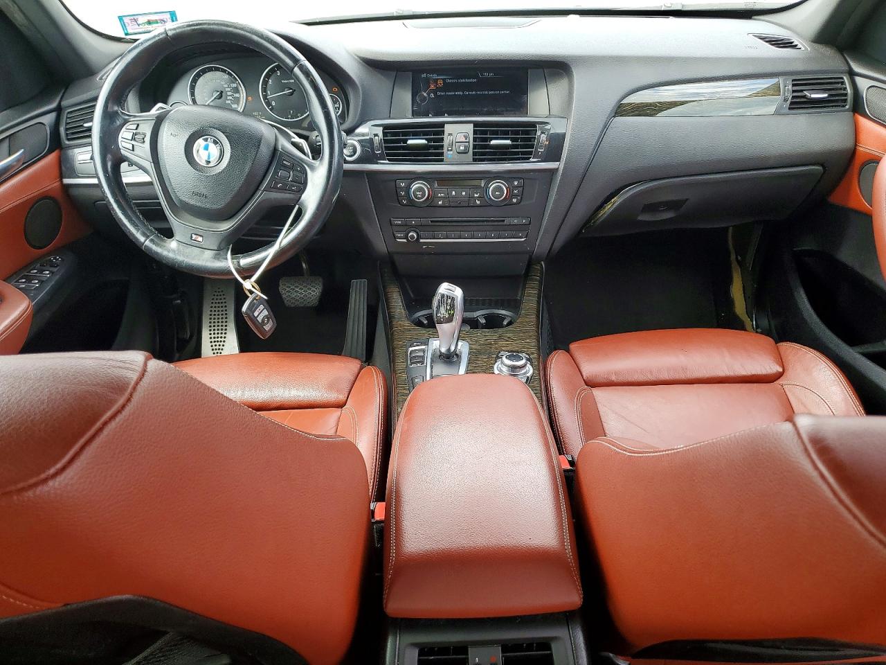 2014 Bmw X3 Xdrive28i Blue vin: 5UXWX9C51E0D37657