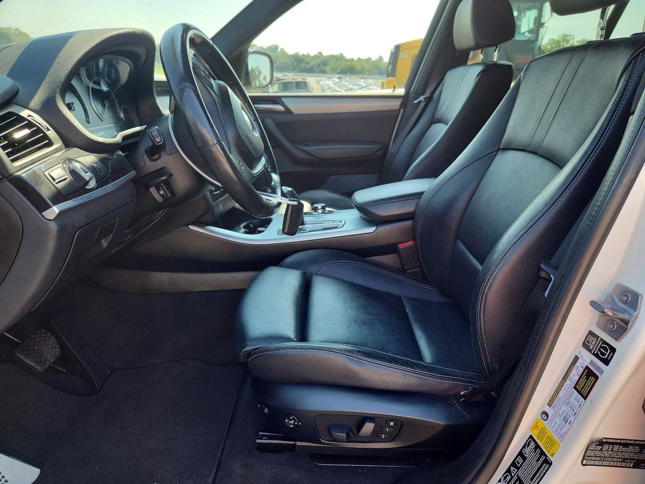 2014 Bmw X3 Xdrive28i White vin: 5UXWX9C51E0D38341