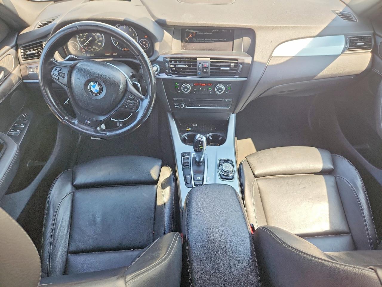 2014 Bmw X3 Xdrive28i White vin: 5UXWX9C51E0D38341