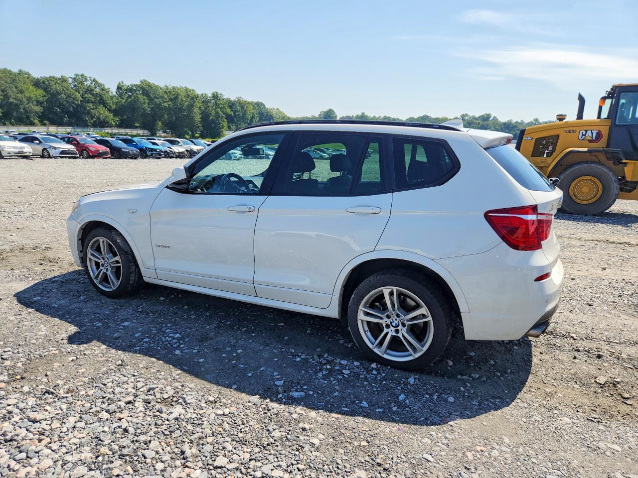 2014 Bmw X3 Xdrive28i White vin: 5UXWX9C51E0D38341