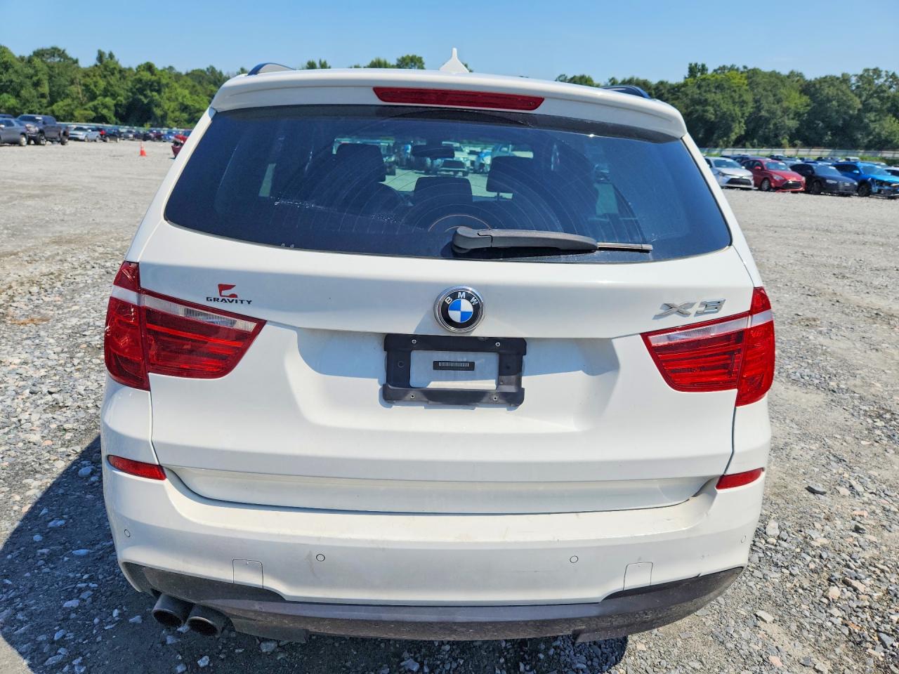 2014 Bmw X3 Xdrive28i White vin: 5UXWX9C51E0D38341