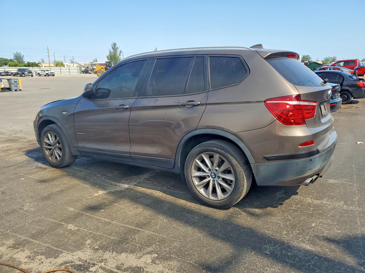 2014 Bmw X3 Xdrive28i Brown vin: 5UXWX9C51E0D39005