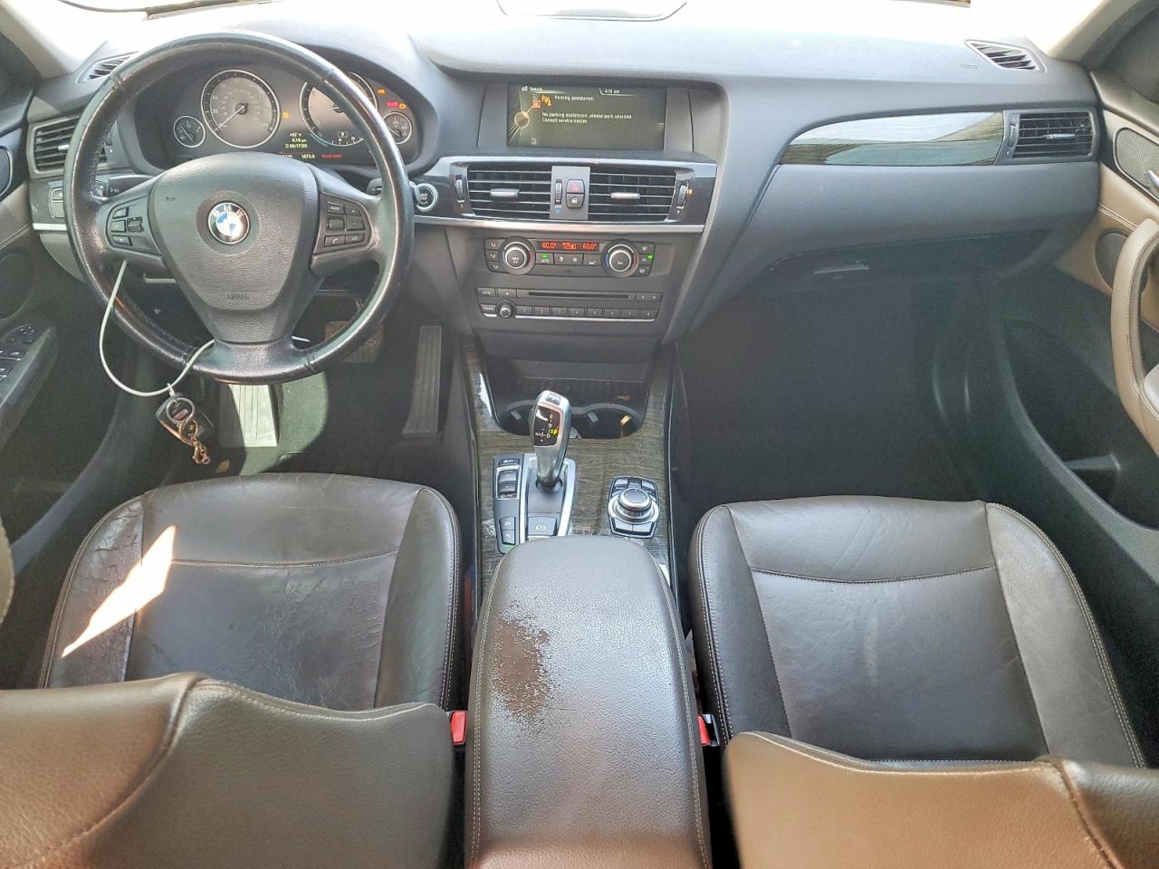 2014 Bmw X3 Xdrive28i Brown vin: 5UXWX9C51E0D39005