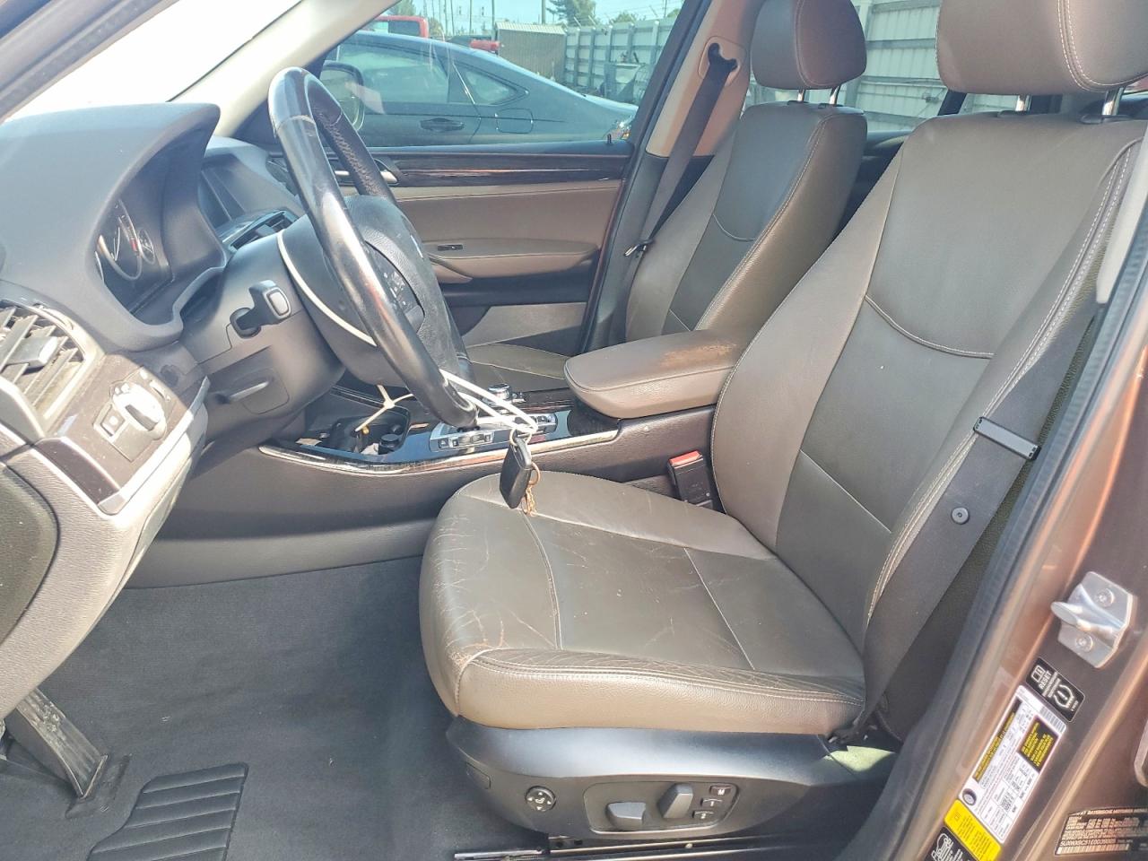 2014 Bmw X3 Xdrive28i Brown vin: 5UXWX9C51E0D39005