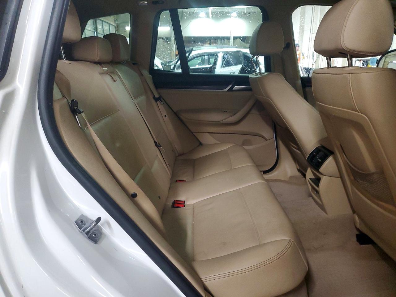 2015 Bmw X3 Xdrive28i White vin: 5UXWX9C51F0D46327