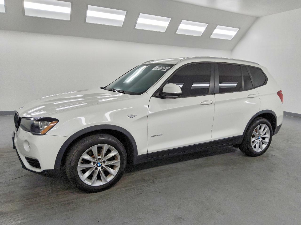 2015 Bmw X3 Xdrive28i White vin: 5UXWX9C51F0D46456