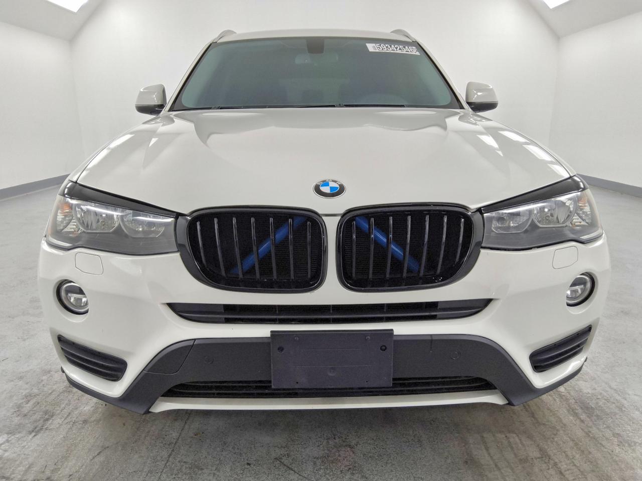 2015 Bmw X3 Xdrive28i White vin: 5UXWX9C51F0D46456