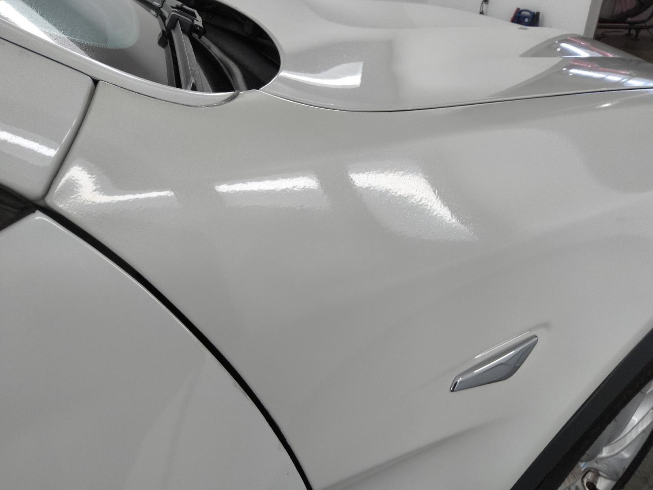 2015 Bmw X3 Xdrive28i White vin: 5UXWX9C51F0D46456 Damage: Right Front Fender, Previous Repair, Substandard Repair