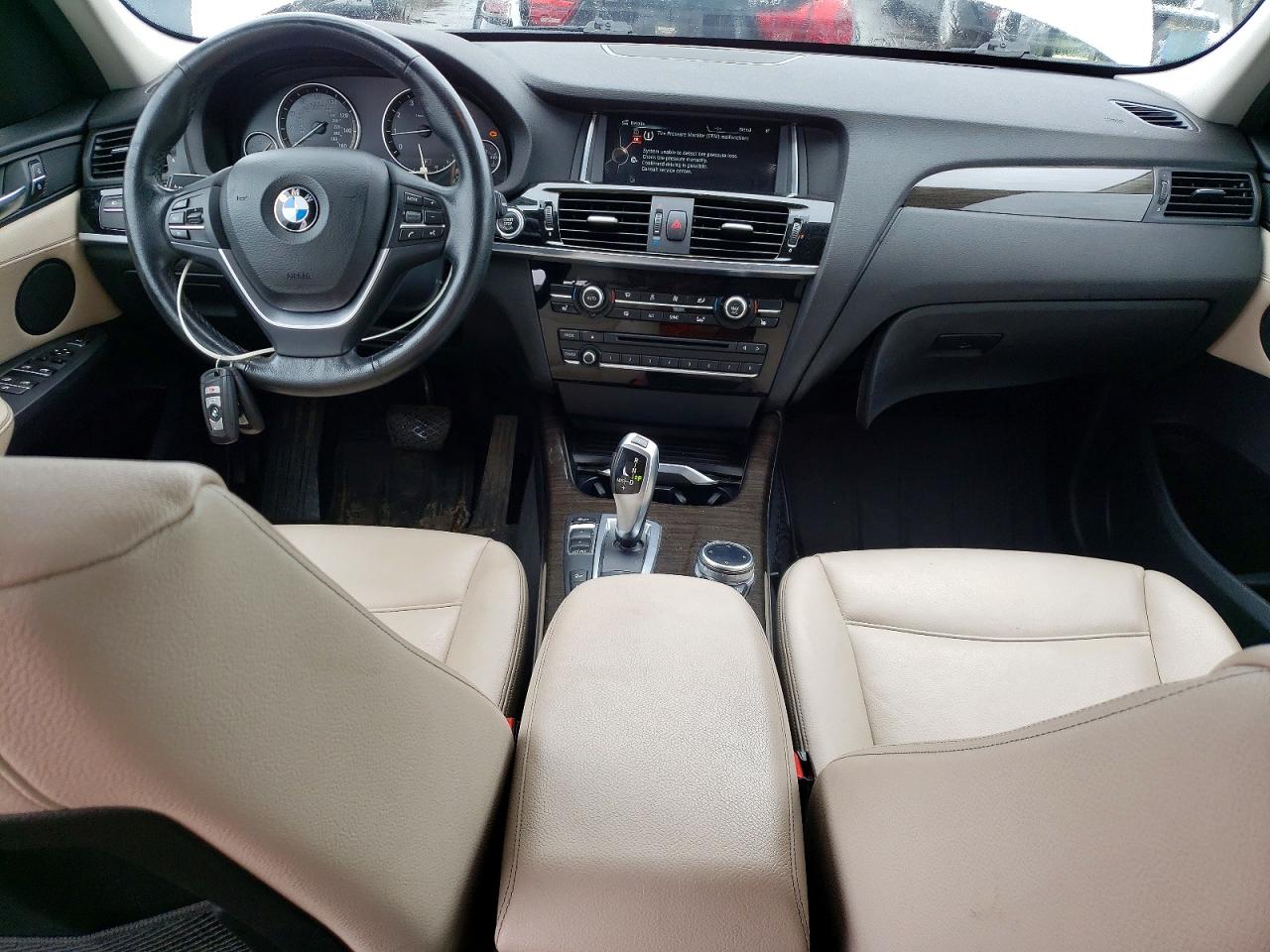 2015 Bmw X3 Xdrive28i Silver vin: 5UXWX9C51F0D49101