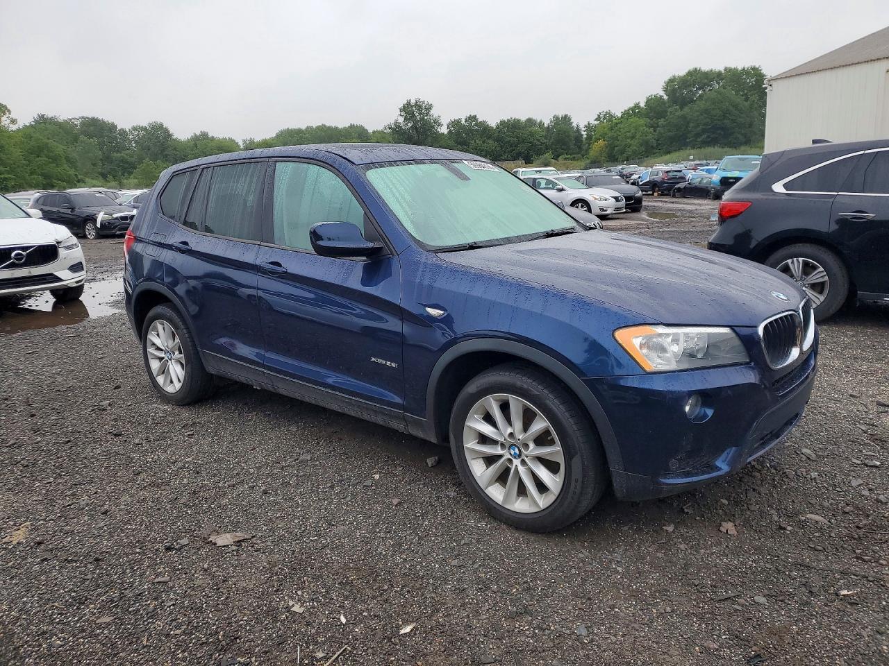 2013 Bmw X3 Blue vin: 5UXWX9C52D0A09906