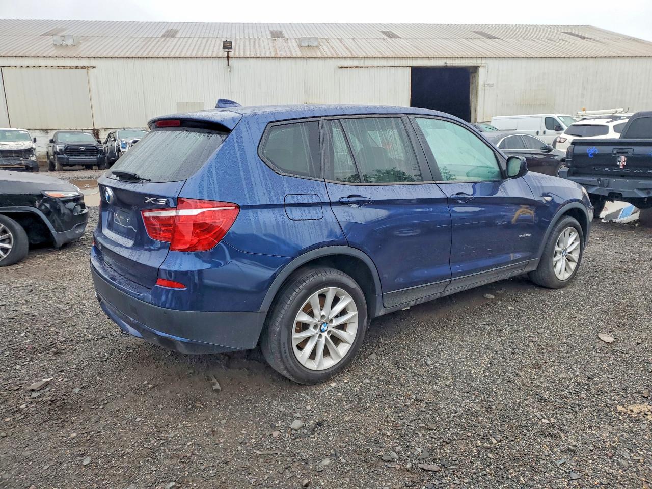 2013 Bmw X3 Blue vin: 5UXWX9C52D0A09906