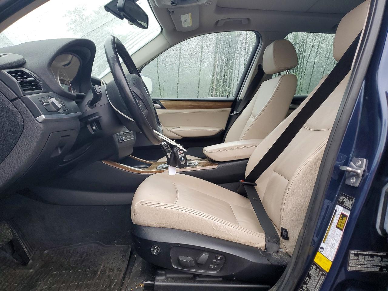 2013 Bmw X3 Blue vin: 5UXWX9C52D0A09906