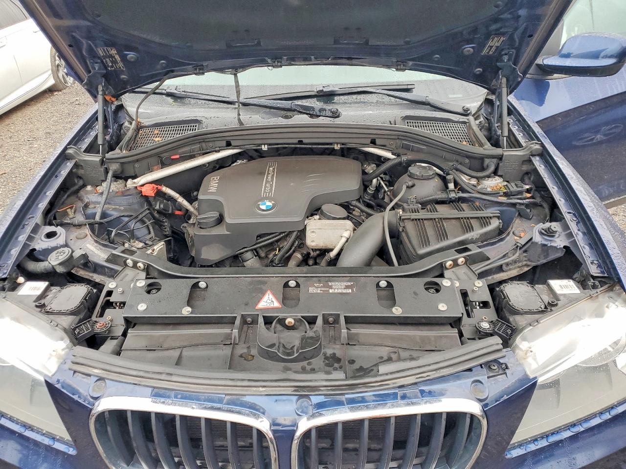 2013 Bmw X3 Blue vin: 5UXWX9C52D0A09906