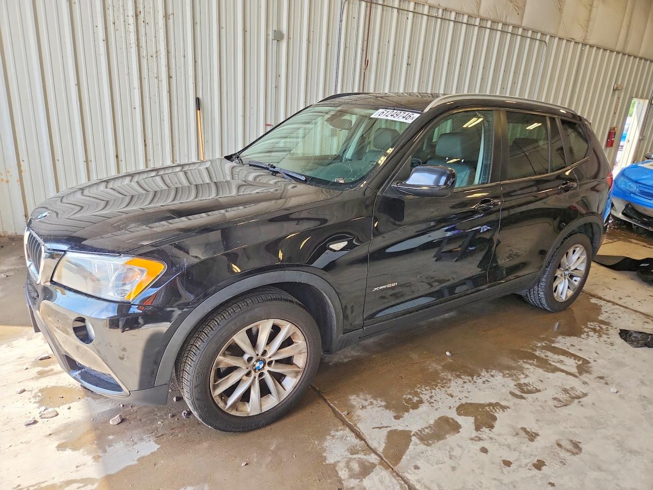 2013 Bmw X3 Xdrive28i Black vin: 5UXWX9C52D0A10909