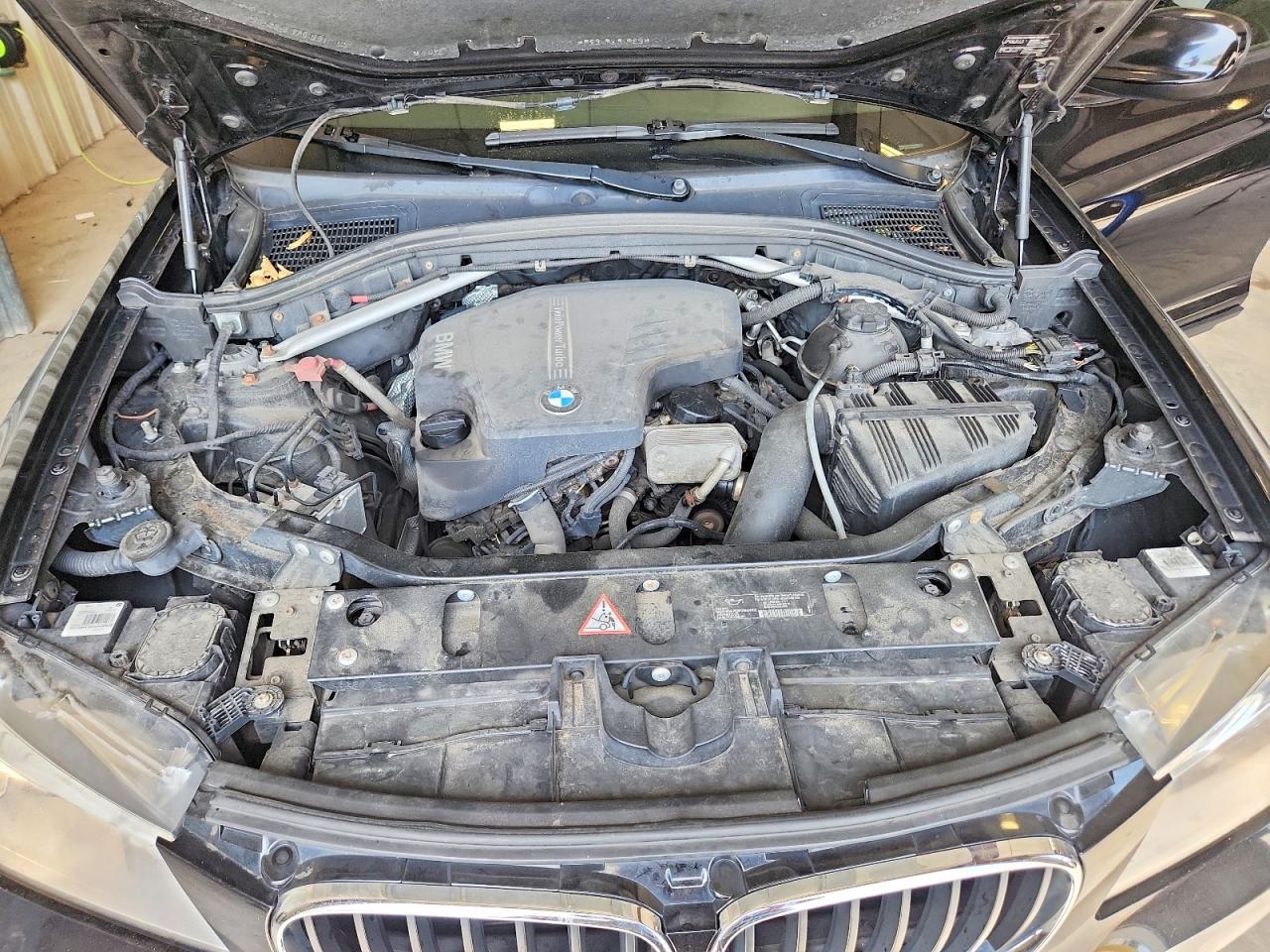 2013 Bmw X3 Xdrive28i Black vin: 5UXWX9C52D0A10909
