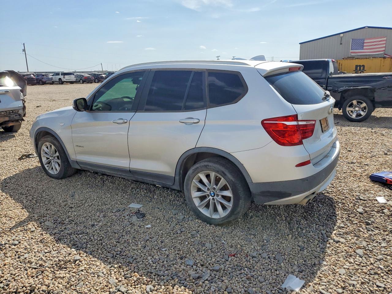 2013 Bmw X3 Xdrive28i Silver vin: 5UXWX9C52D0A11249