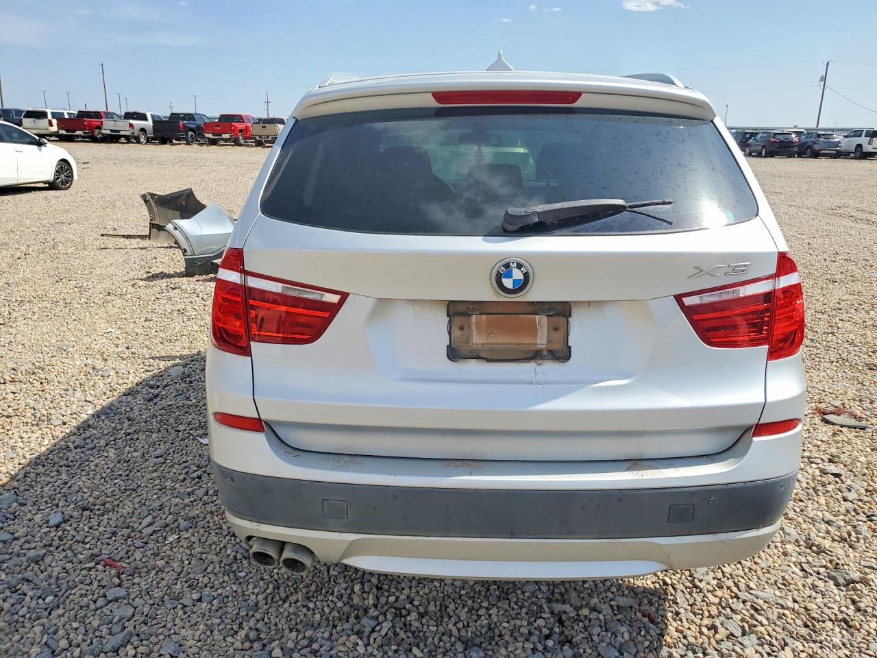 2013 Bmw X3 Xdrive28i Silver vin: 5UXWX9C52D0A11249