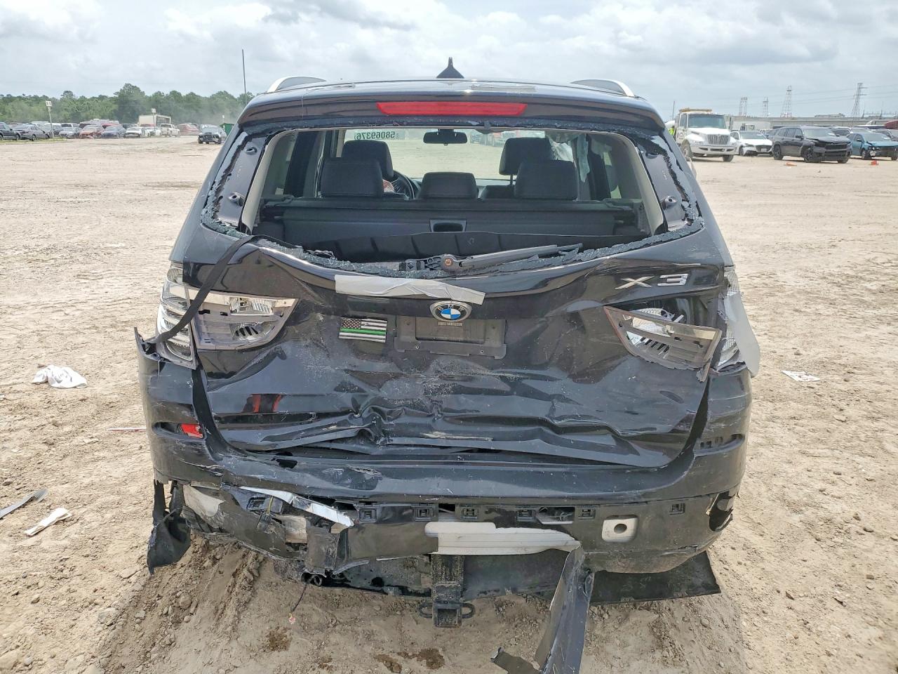 2013 Bmw X3 Black vin: 5UXWX9C52D0A18282