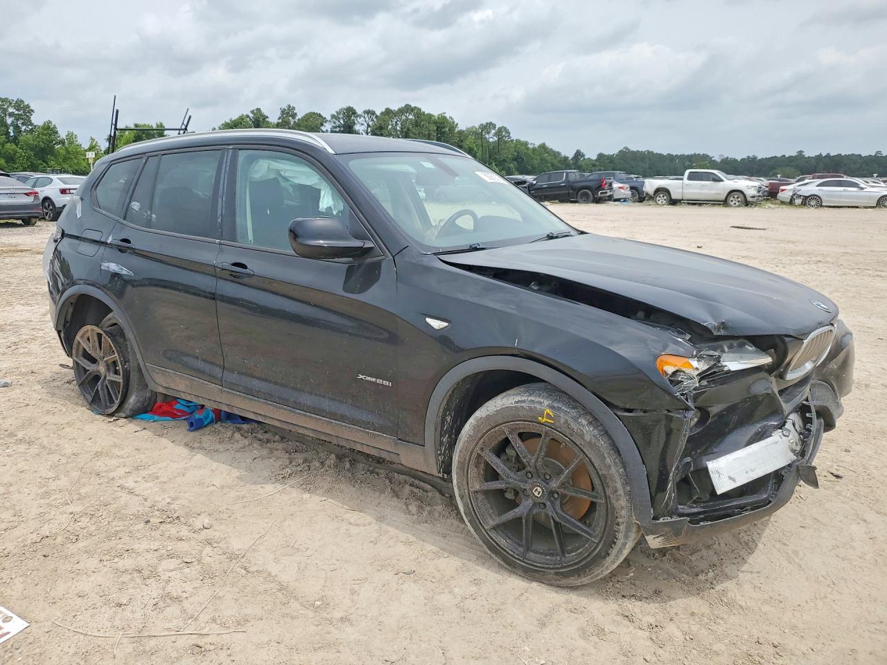 2013 Bmw X3 Black vin: 5UXWX9C52D0A18282