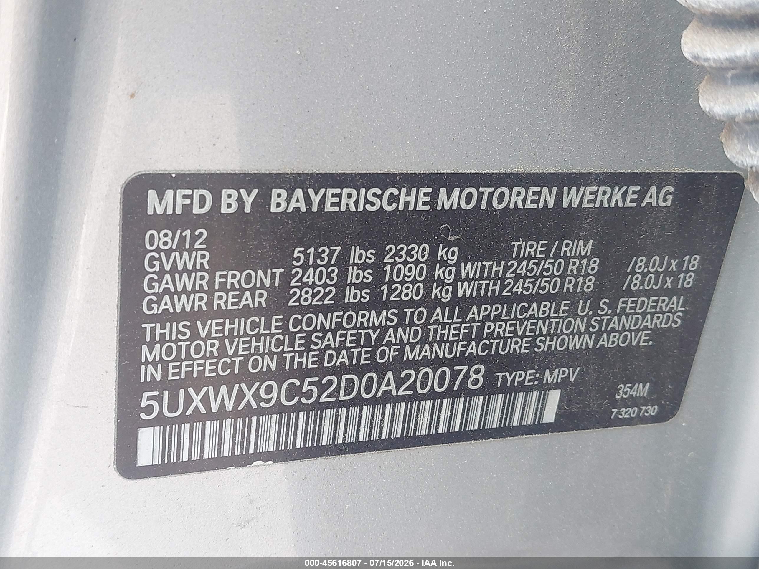 2013 Bmw X3 Xdrive28i Silver vin: 5UXWX9C52D0A20078