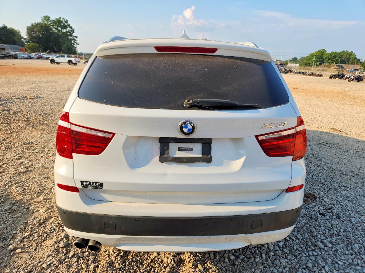 2013 Bmw X3 Xdrive28i Белый vin: 5UXWX9C52D0A30447