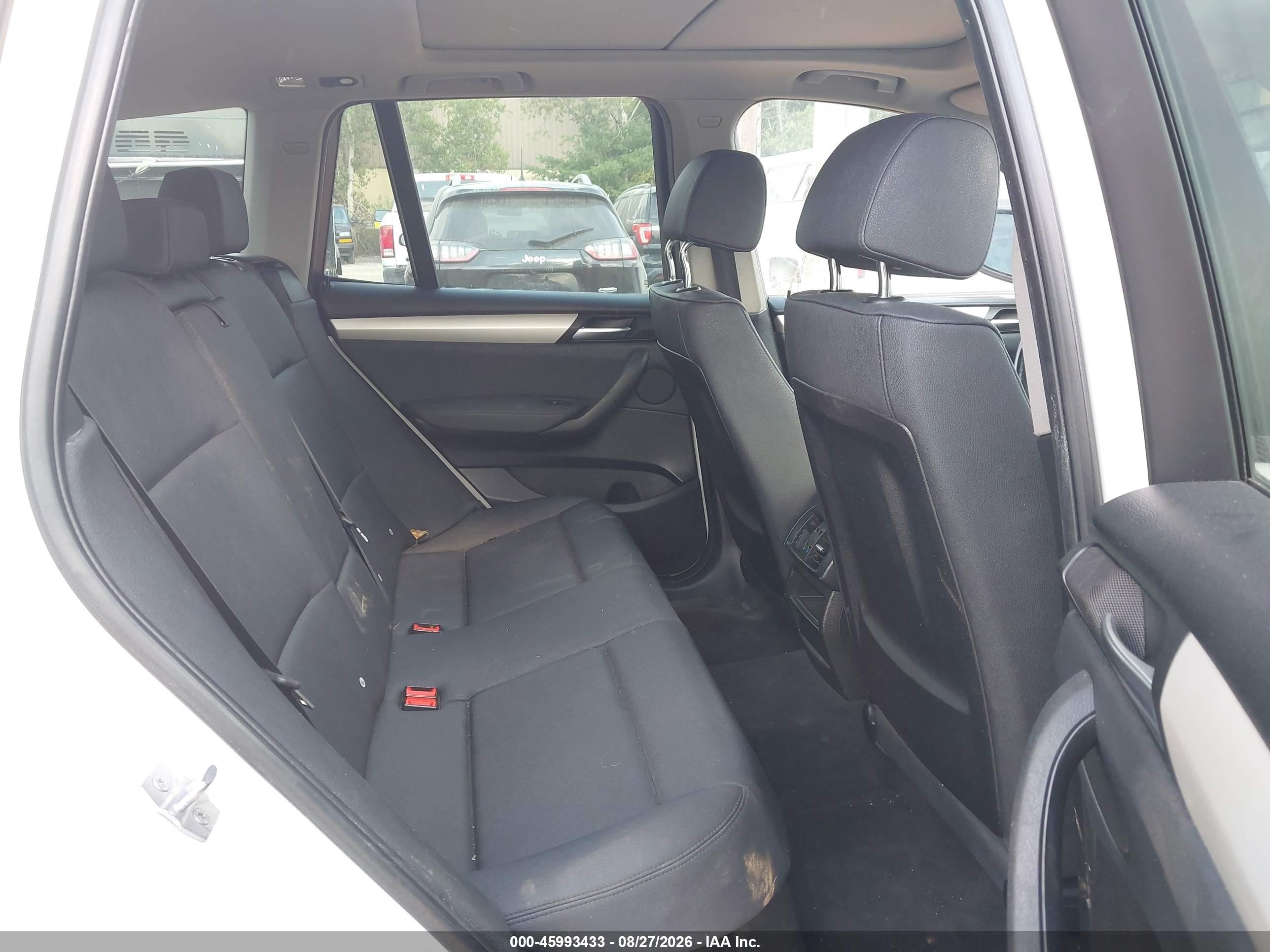 2013 Bmw X3 Xdrive28i White vin: 5UXWX9C52D0D03029