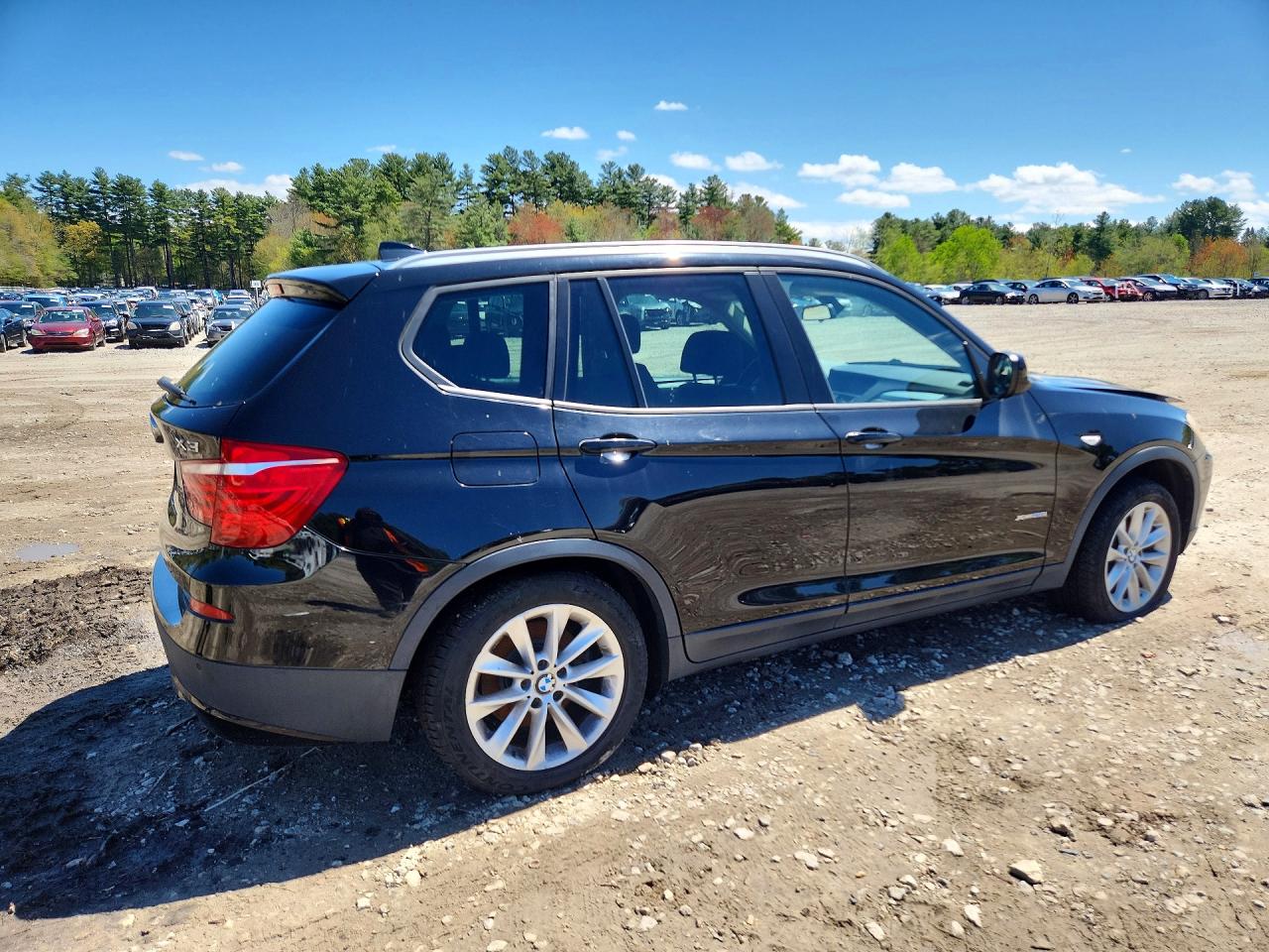 2013 Bmw X3 Xdrive28i Black vin: 5UXWX9C52D0D06416