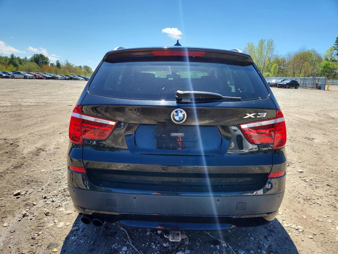 2013 Bmw X3 Xdrive28i Black vin: 5UXWX9C52D0D06416