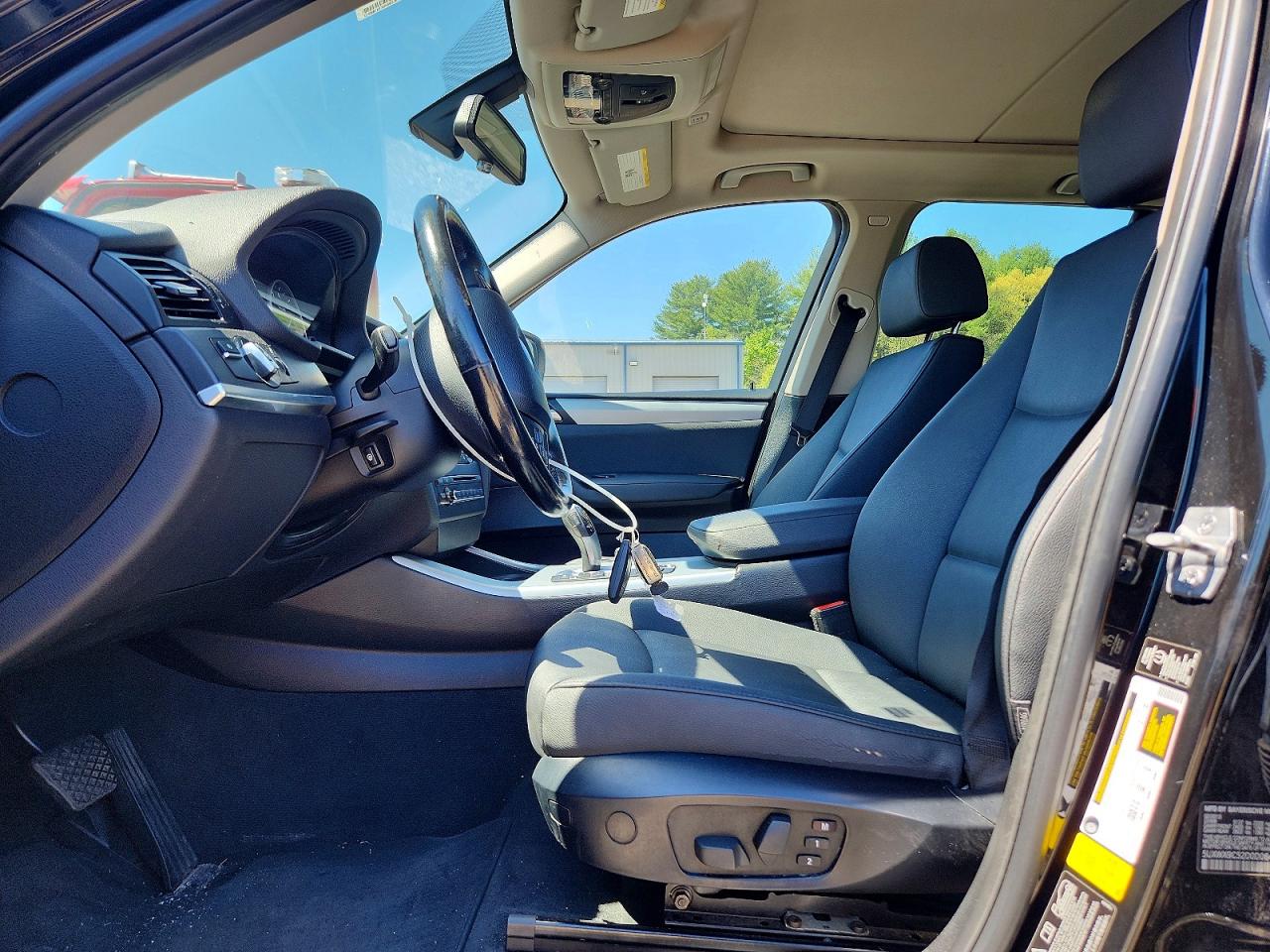 2013 Bmw X3 Xdrive28i Black vin: 5UXWX9C52D0D06416