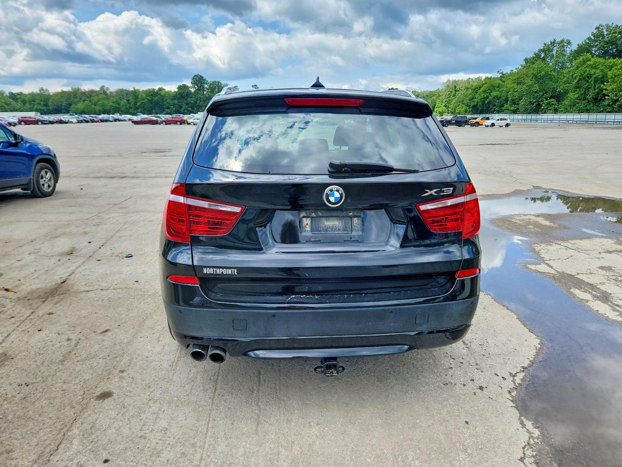 2014 Bmw X3 Xdrive28i Black vin: 5UXWX9C52E0D11407
