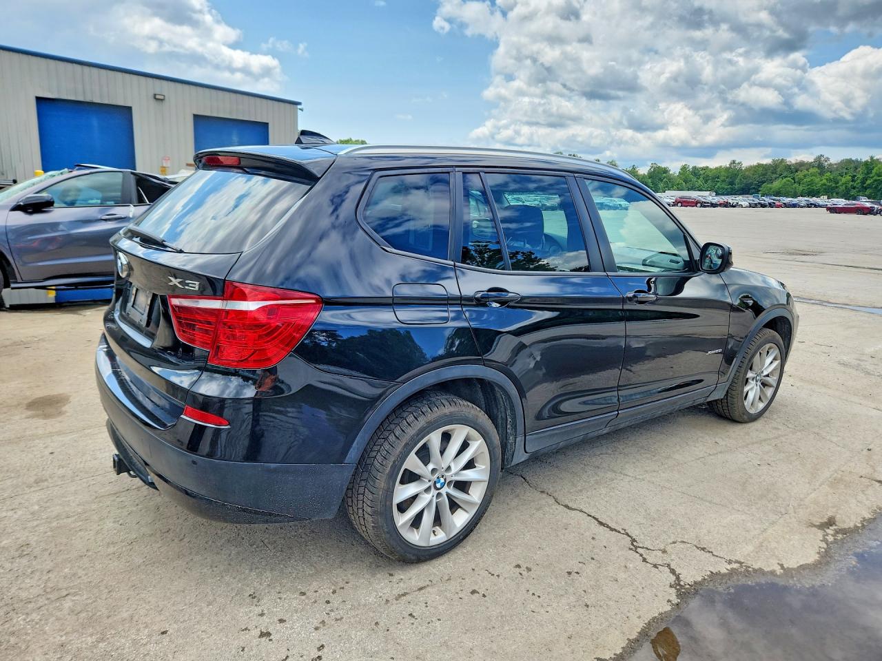2014 Bmw X3 Xdrive28i Black vin: 5UXWX9C52E0D11407