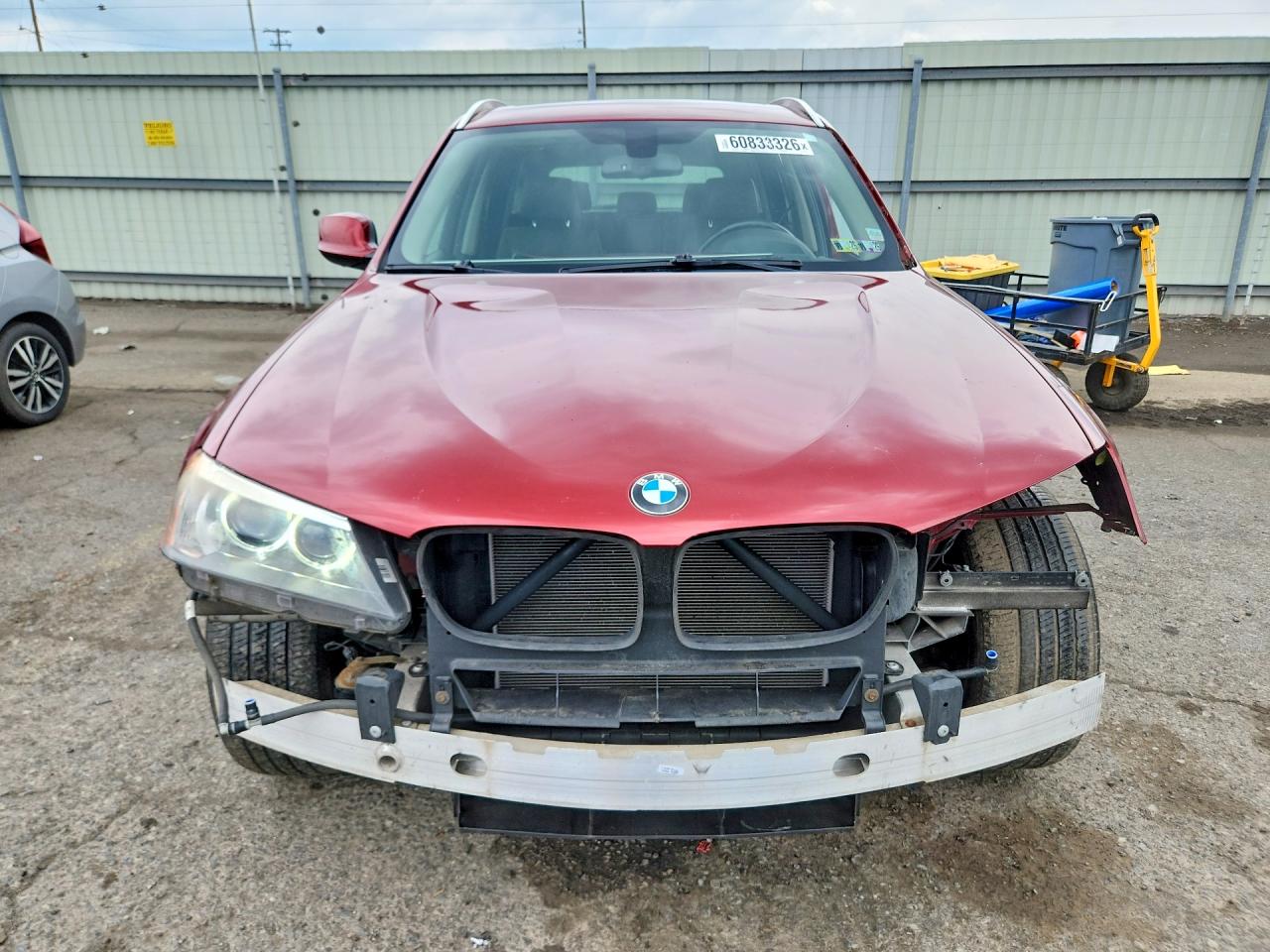2014 Bmw X3 Xdrive28i Red vin: 5UXWX9C52E0D20558