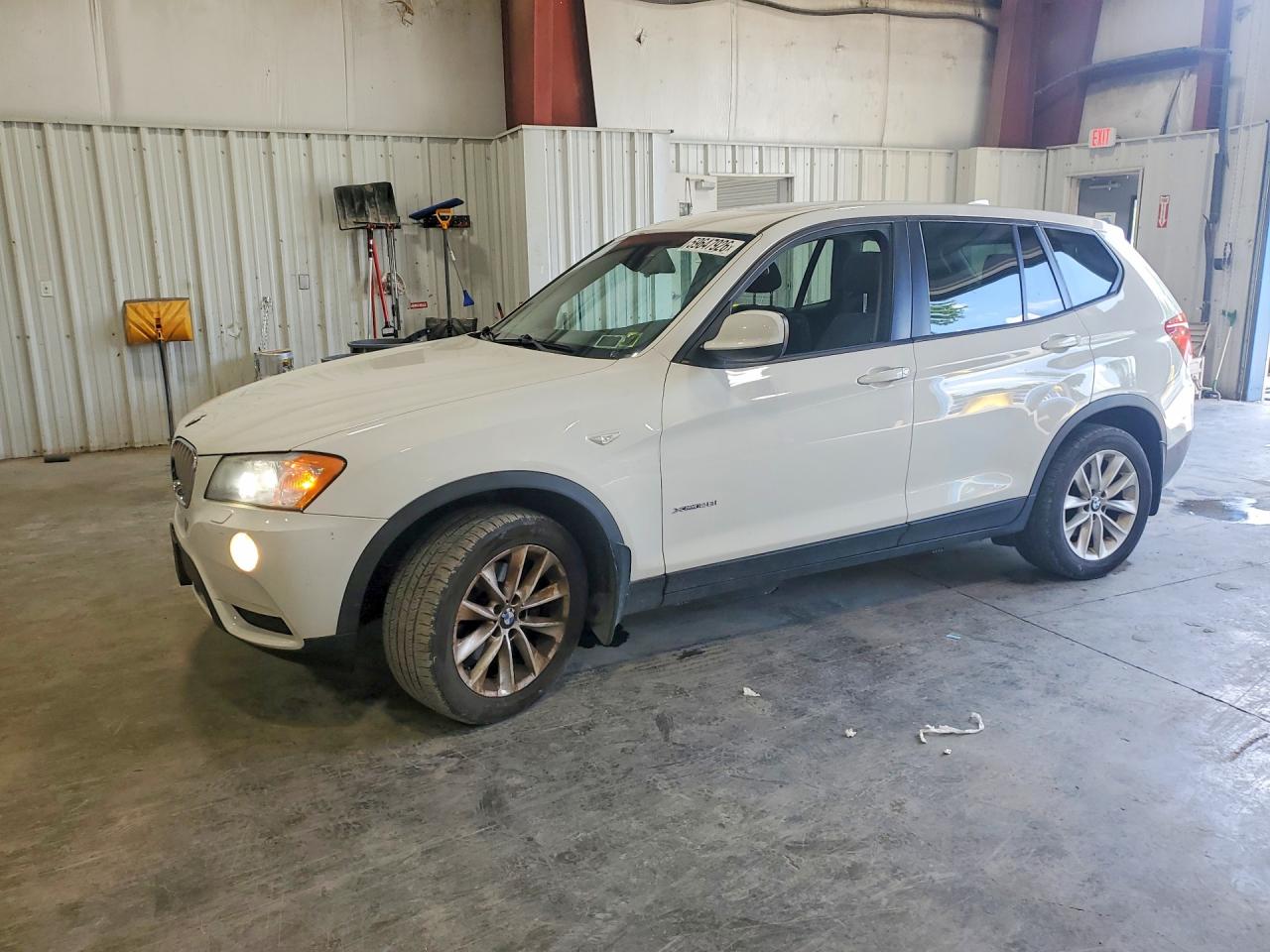 2014 Bmw X3 Xdrive28i White vin: 5UXWX9C52E0D20642