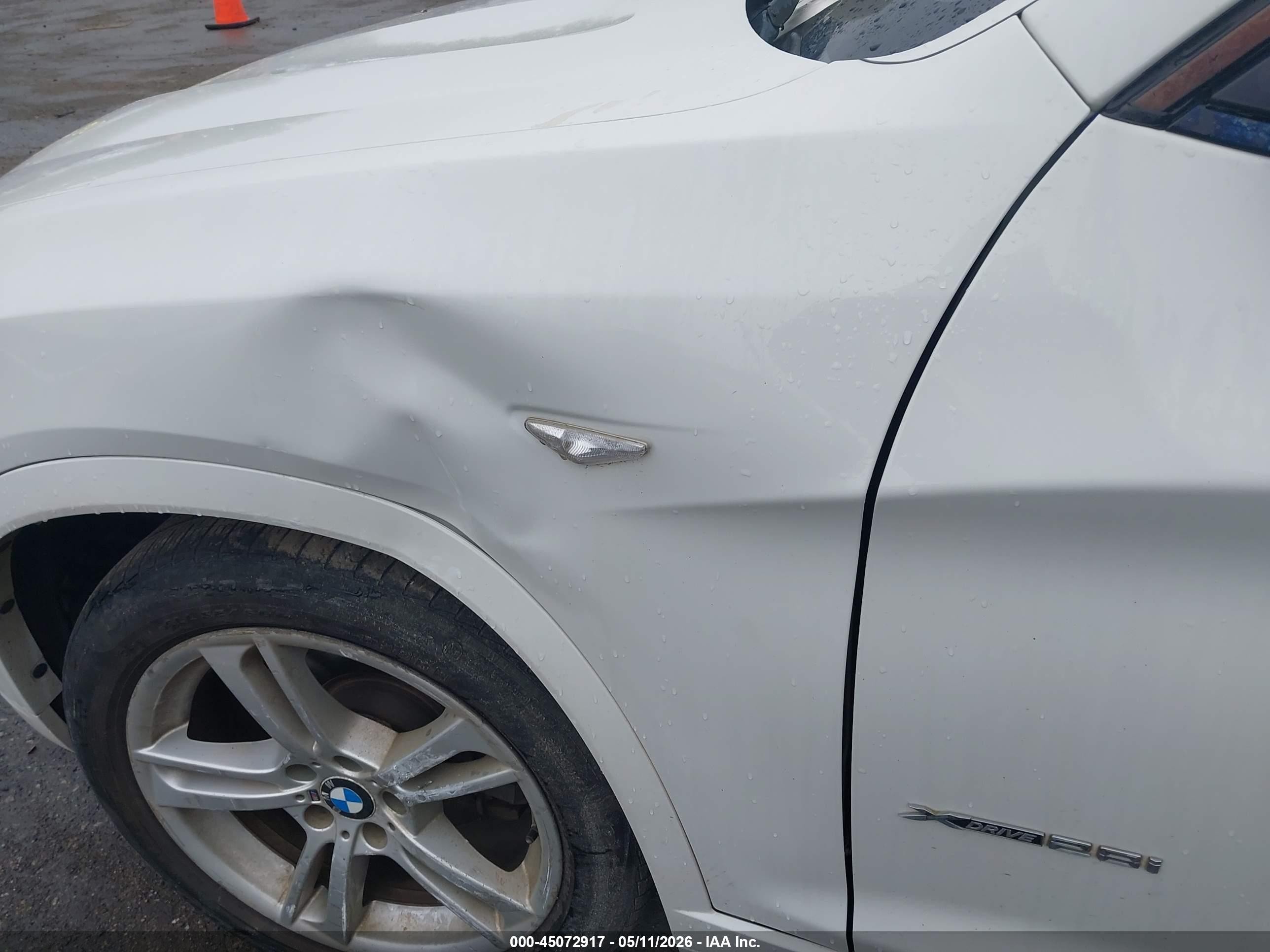 2014 Bmw X3 Xdrive28i Белый vin: 5UXWX9C52E0D21015