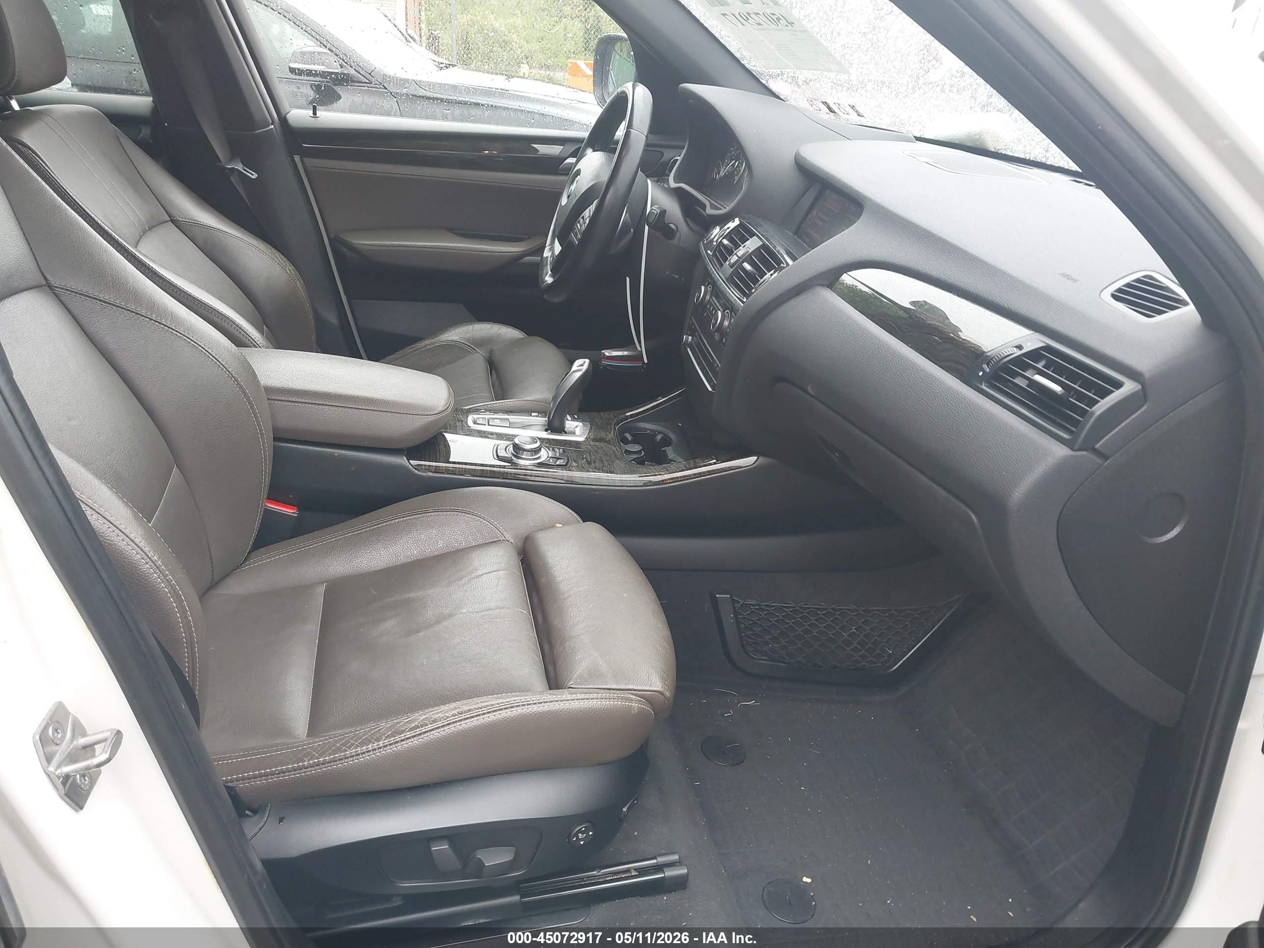 2014 Bmw X3 Xdrive28i Белый vin: 5UXWX9C52E0D21015