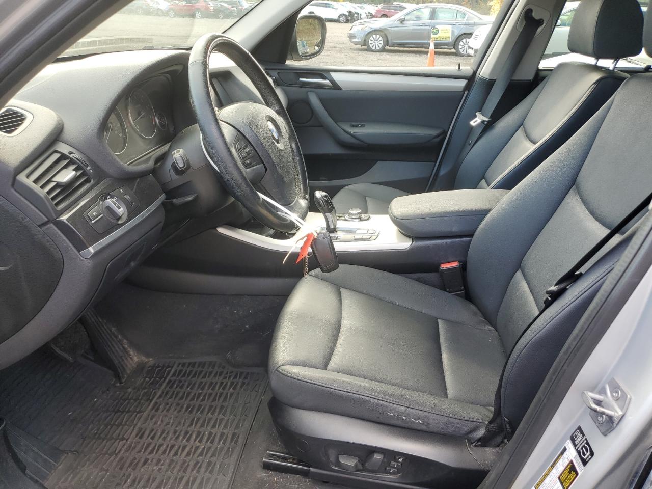 2014 Bmw X3 Xdrive28i Серебряный vin: 5UXWX9C52E0D27347