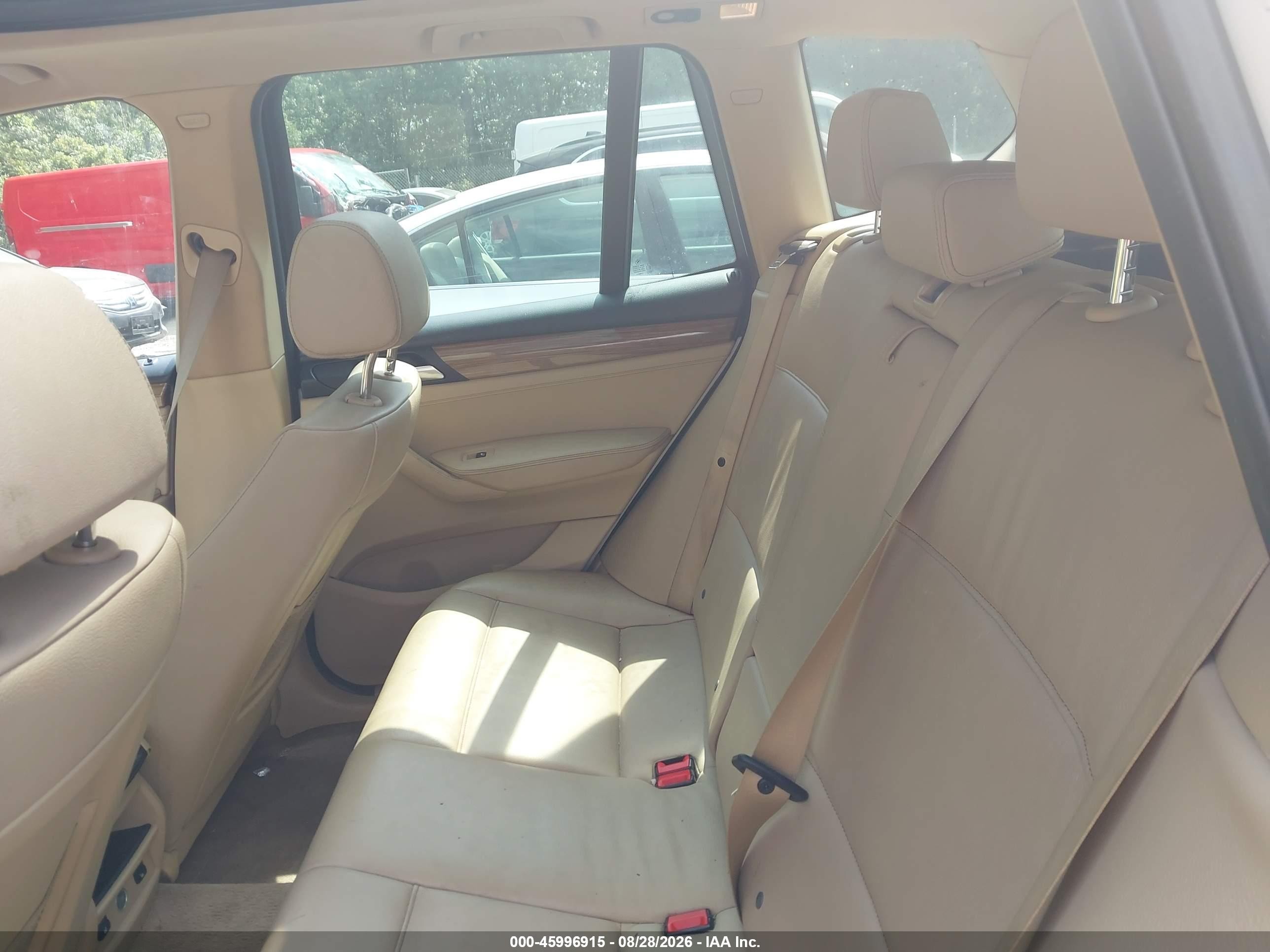2014 Bmw X3 Xdrive28i Белый vin: 5UXWX9C52E0D29339