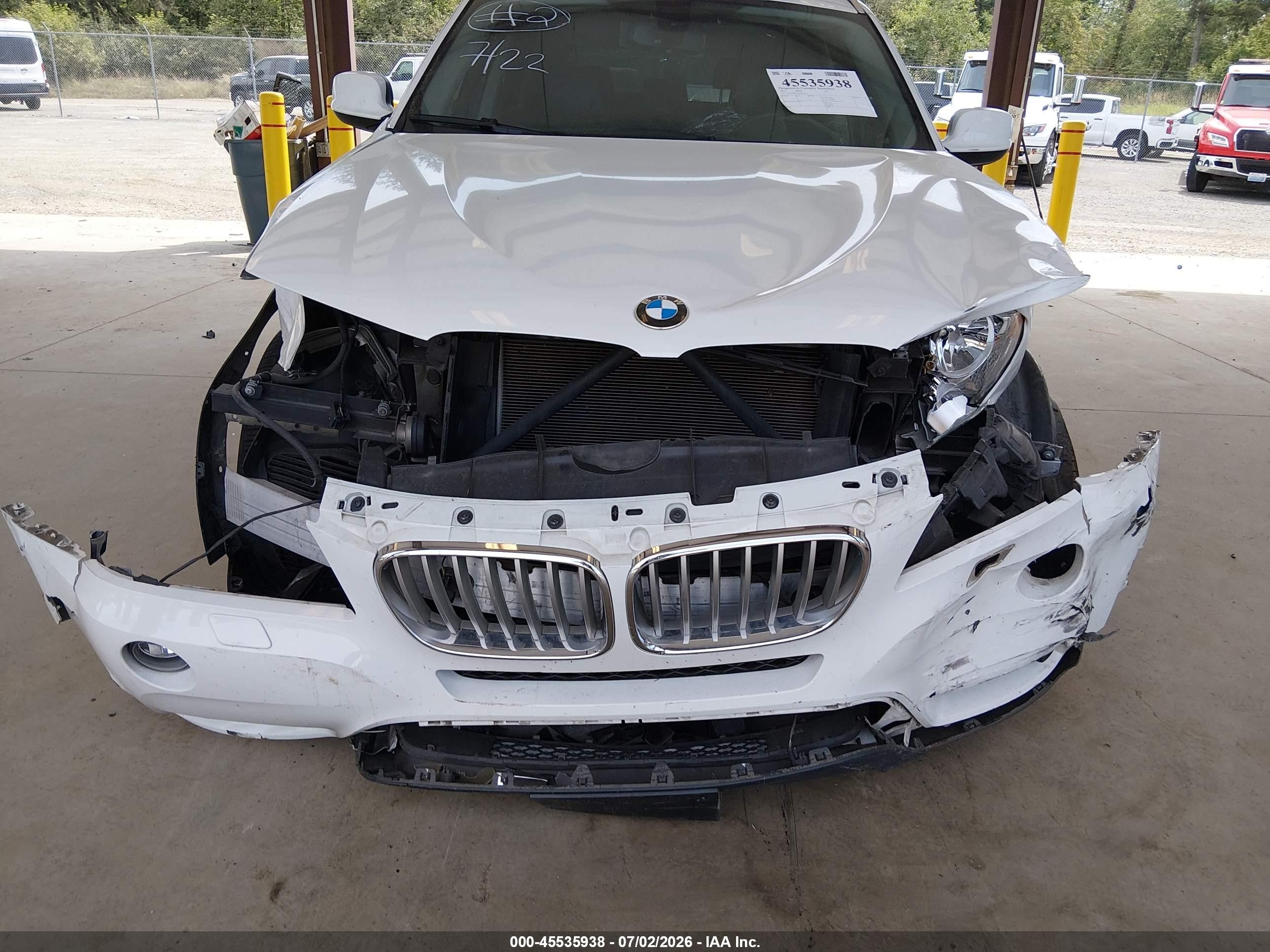 2014 Bmw X3 Xdrive28i White vin: 5UXWX9C52E0D43516